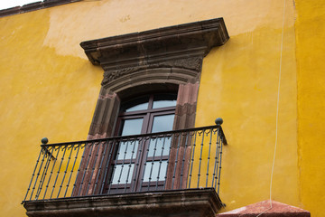 January 26, 2020, San Miguel de Allende street in the state of Guanajuato, Mexico