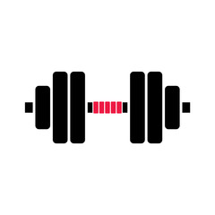 Dumbbell workout icon. Gym icon. Workout symbol - vector icon