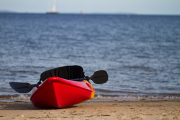 Obraz premium Kayaking at Studland