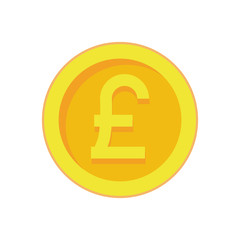 Pound Sterling coin icon