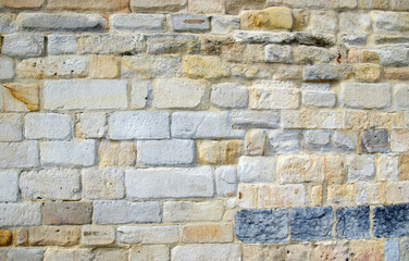 Old wall of the sand stone