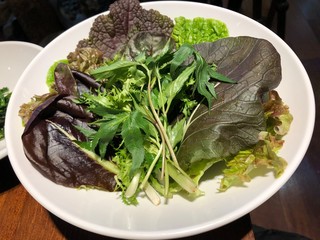 salad on a plate