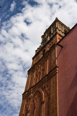 Fototapeta na wymiar The Holy School of Christ or Church of San Rafael, in San Miguel de Allende, Guanajuato, Mexico