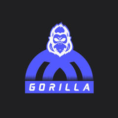 Simple Gorilla Logo Design