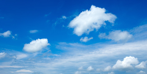 blue sky with cloud