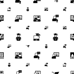cart icons pattern seamless. Included editable filled eCommerce solutions, eCommerce, Wheelbarrow, eCommerce platform, website icons. cart icons for web and mobile.