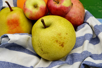 fresh fruits on the table