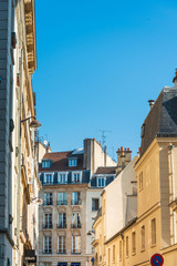 Fototapeta na wymiar PARIS, FRANCE - August 22, 2019: Street view of Paris city, France.