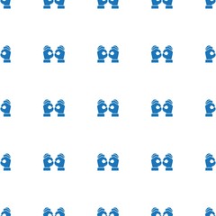 Handmade icon pattern seamless isolated on white background. Editable filled Handmade icon. Handmade icon pattern for web and mobile.