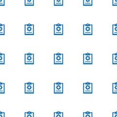 project icon pattern seamless isolated on white background. Editable filled project icon. project icon pattern for web and mobile.