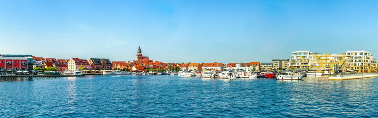 Obraz premium Hafen, Waren an der Müritz, Deutschland