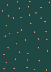 polkadot green yellow seamless pattern