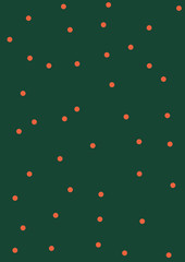 Polka dot pattern, vector design
