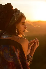 Foto op Plexiglas Gypsy kleding in boho-stijl
