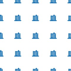 castle icon pattern seamless isolated on white background. Editable filled castle icon. castle icon pattern for web and mobile.