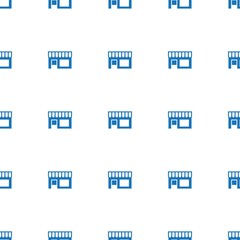 Small business icon pattern seamless isolated on white background. Editable filled Small business icon. Small business icon pattern for web and mobile.