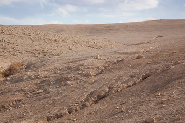 Desert from Arad Overlook in Israel