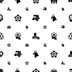 leader icons pattern seamless. Included editable filled Followers, professional, teamwork, successful woman, business hero, manager, Creative people icons. leader icons for web and mobile.