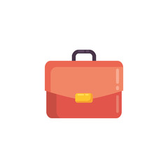 Isolated suitcase bag fill style icon vector design