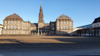 Naklejka na ściany i meble Christiansborg Palace in Copenhagen, Denmark