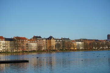 Fototapeta na wymiar Sankt Jorgens So in Copenhagen, Denmark