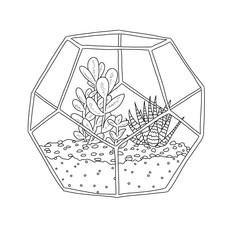 abstract background with flowers