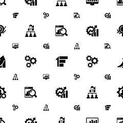 progress icons pattern seamless. Included editable filled Web analytics, Priority, SEO monitoring, Leadership, cogwheel, Productivity icons. progress icons for web and mobile.