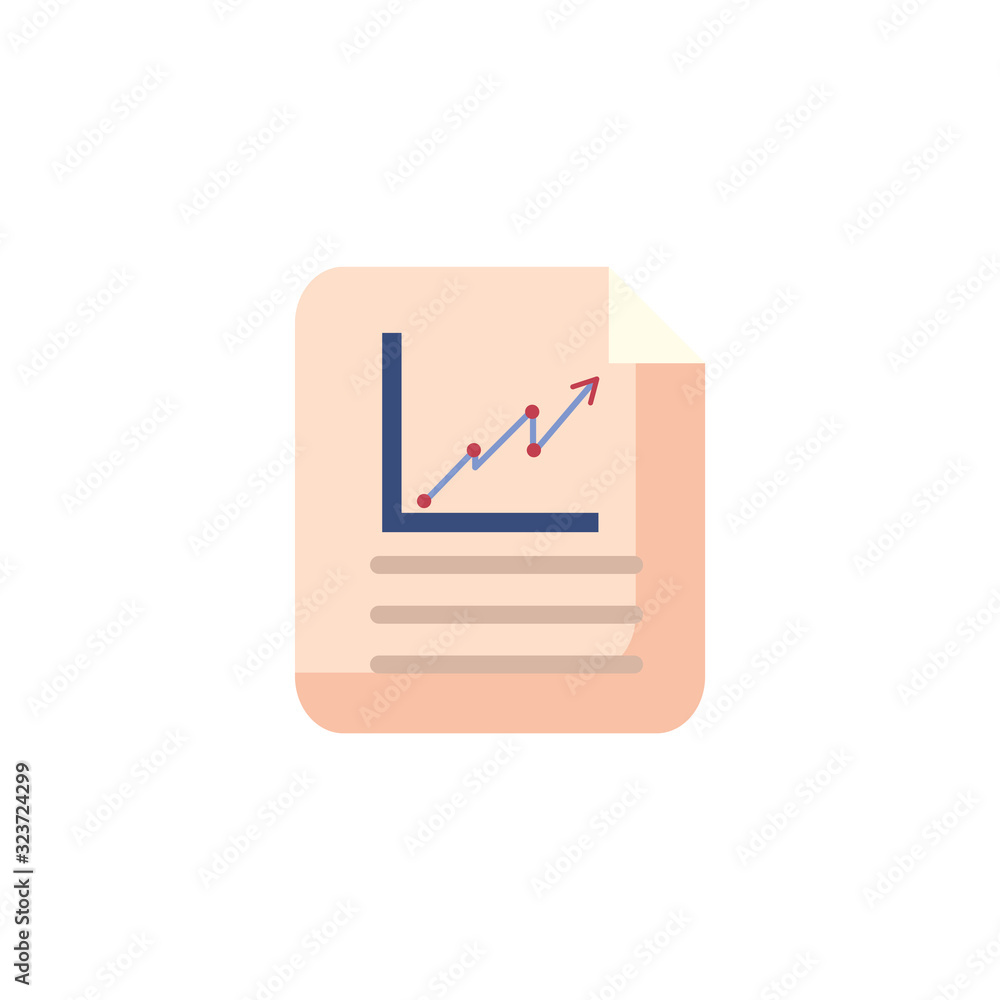 Poster Isolated workflow fill style icon vector design