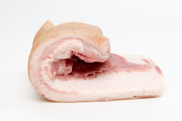 PIECE OF SALA ON A WHITE BACKGROUND