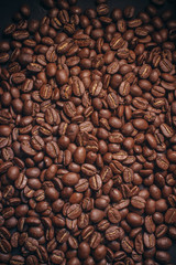  Coffee bean on wooden background