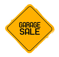 Obraz premium garage sale vector sign