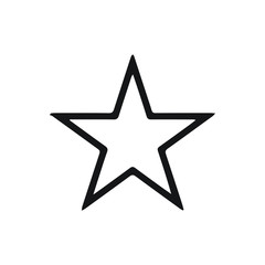 star isolated on white background