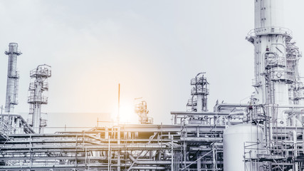 Industrial zone,The equipment of oil refining,Close-up of industrial pipelines of an oil-refinery plant,Detail of oil pipeline with valves in large oil refinery.