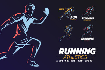 Fototapeta premium Running man