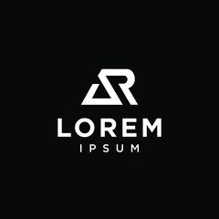 initial A R RA AR icon logo logotype font vector design in elegant and trendy sporty monogram style