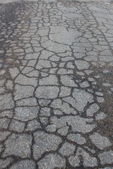 cracked road texture