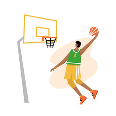 Fototapeta premium Basketball vector illustration