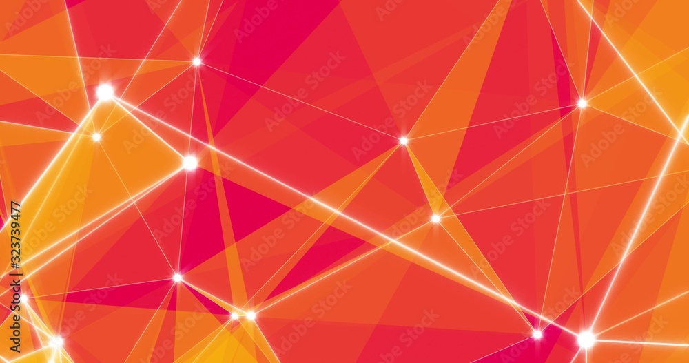 Aufkleber background abstract dynamic plexus futuristic technology. 3d rendering 3d illustration
