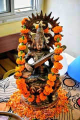 Saraswati the Hindu goddess of knowledge