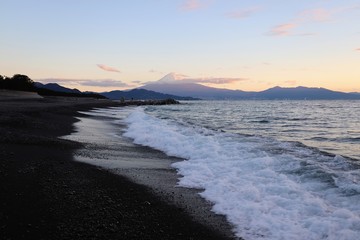 三保の松原からの富士山