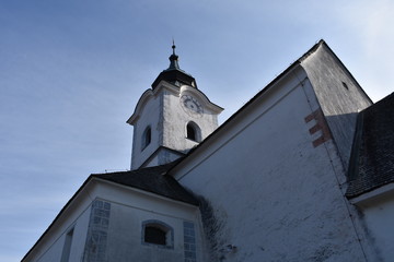 Kirche, Wernberg, Sternberg, Villach, Villach-Land, Kärnten, Österreich, Turm, Kirchturm,...