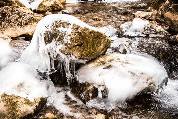 gefrorene Wasserf&auml;lle B&auml;rensch&uuml;tzklamm 