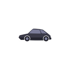 Fototapeta premium Isolated car vehicle fill style icon vector design