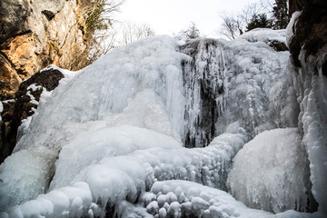 gefrorene Wasserfälle Bärenschützklamm 