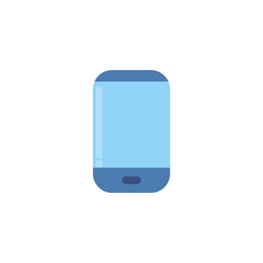 Isolated digital smartphone fill style icon vector design