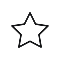 star isolated on white background