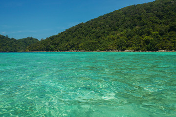 Fototapeta na wymiar The tropical sea island, Surin island, Thailand
