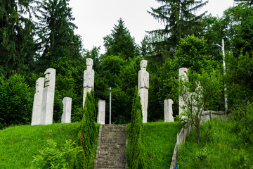 Monument in memory of the martyrs from Moisei
