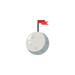 Isolated rocket fill style icon vector design