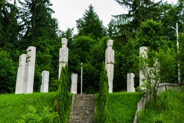 Monument in memory of the martyrs from Moisei